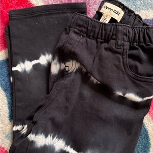 Nordstrom/Open Edit girls wide leg Tie-Dye Bottoms